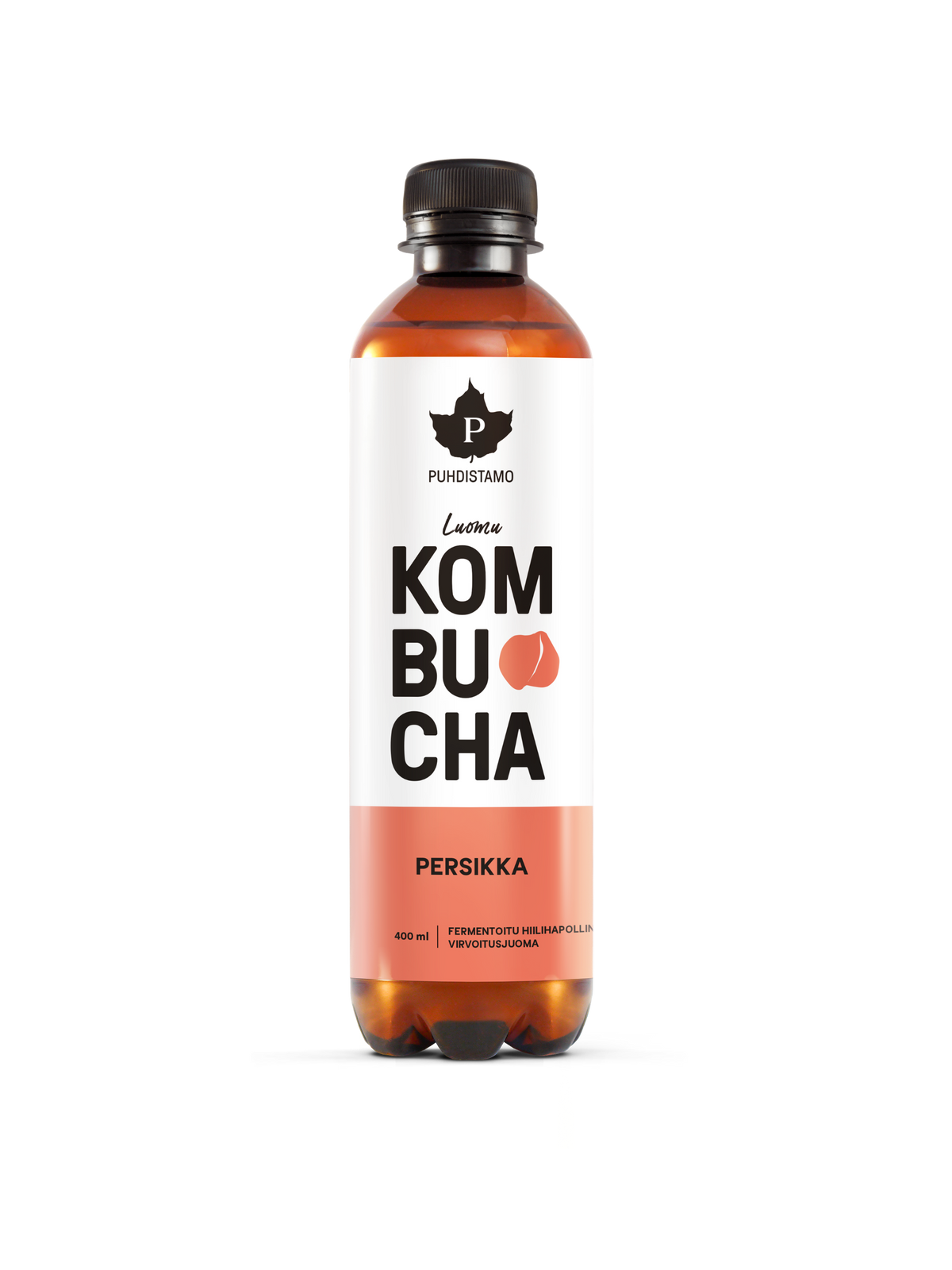 Luomu Kombucha Persikka - 400 ml