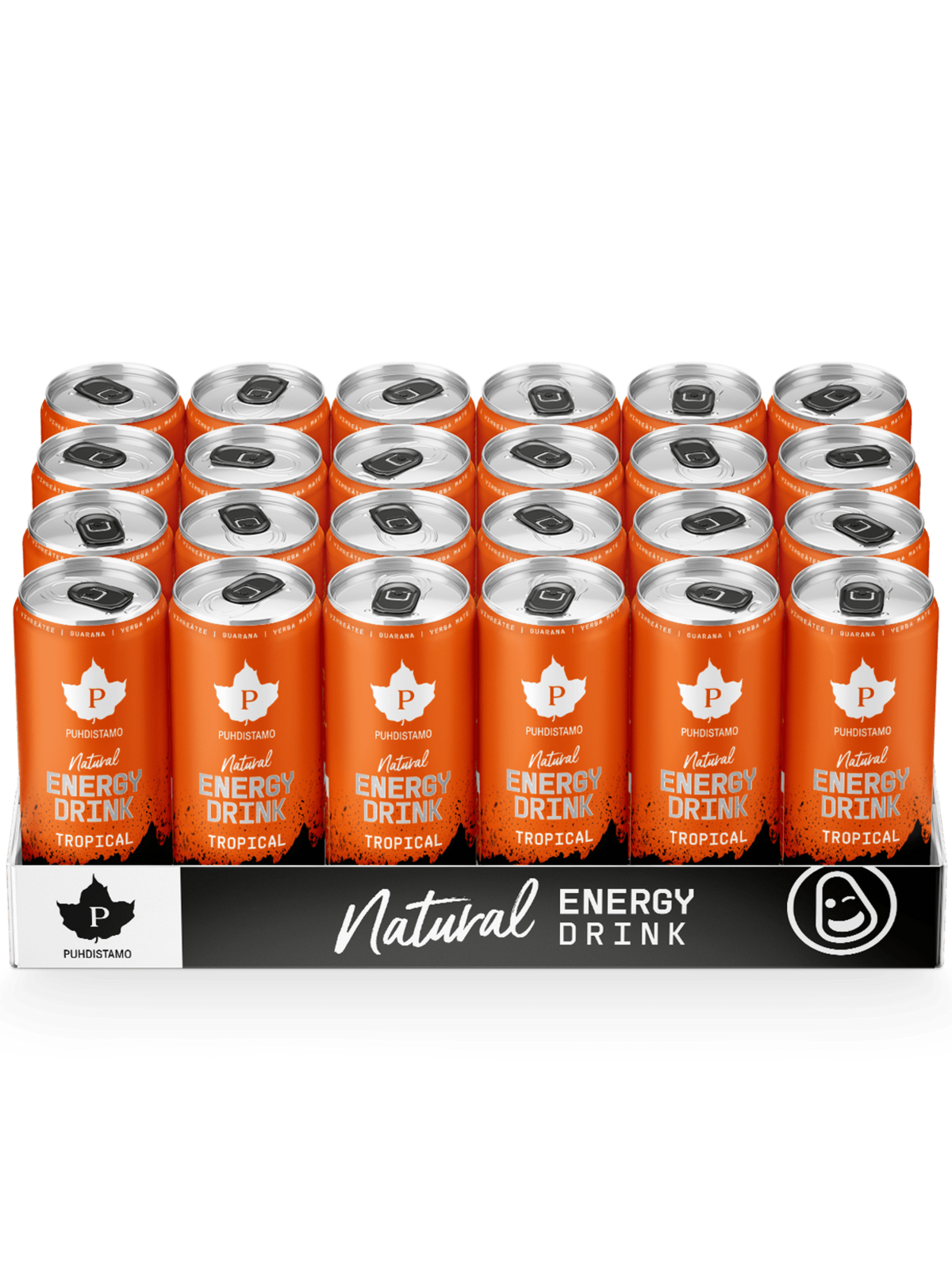 Natural Energy Drink Tropical Strong - 330 ml 24-pack