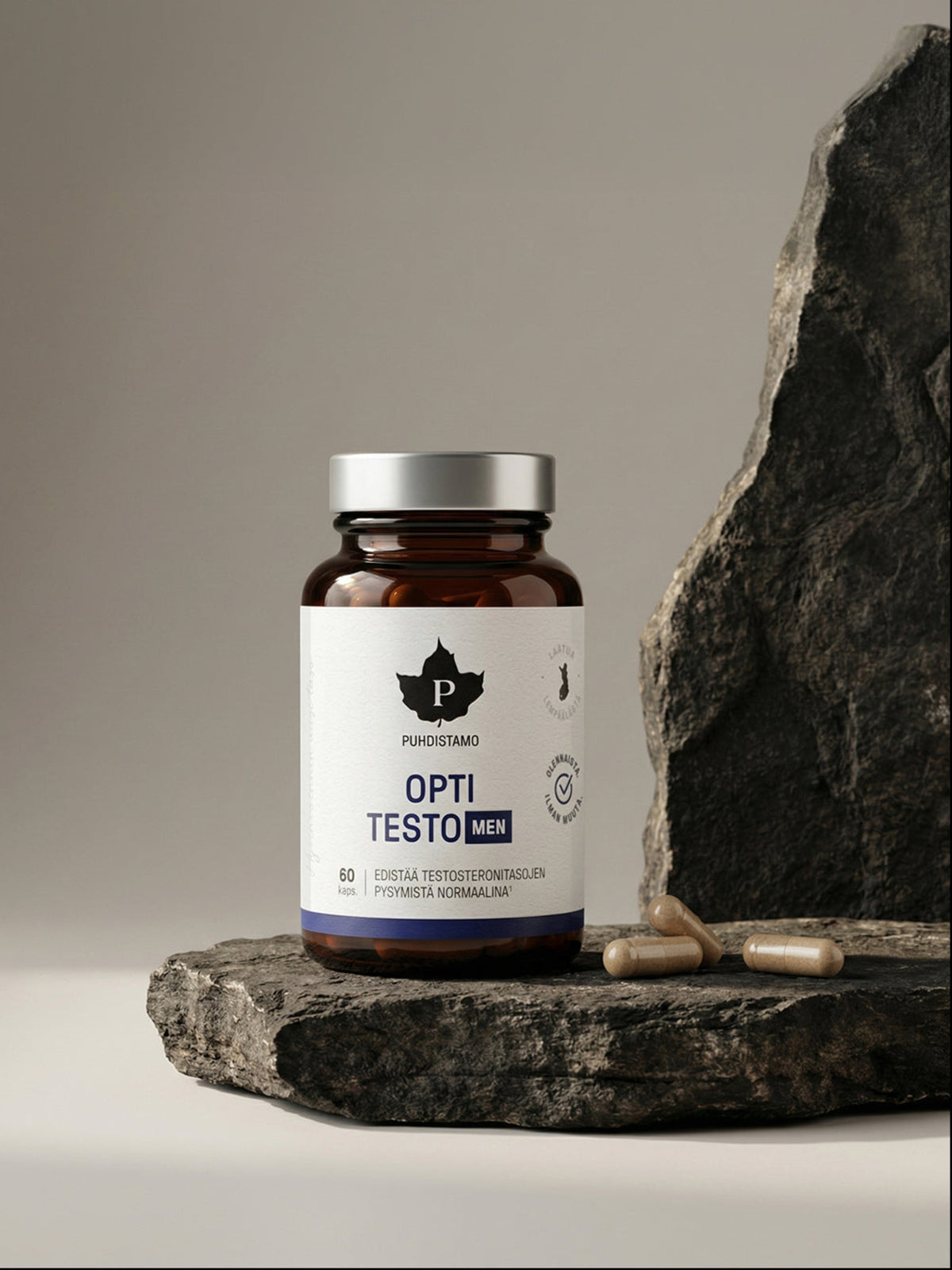 Puhdistamon OptiTesto Kivialustalla