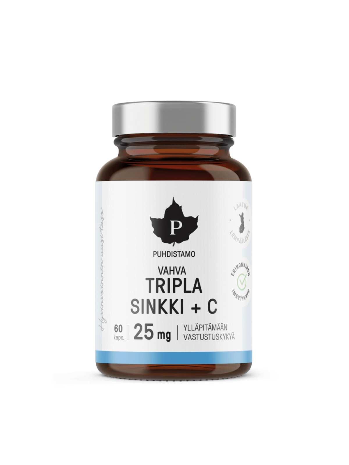 Tripla Sinkki + C 25 mg - 60 kaps