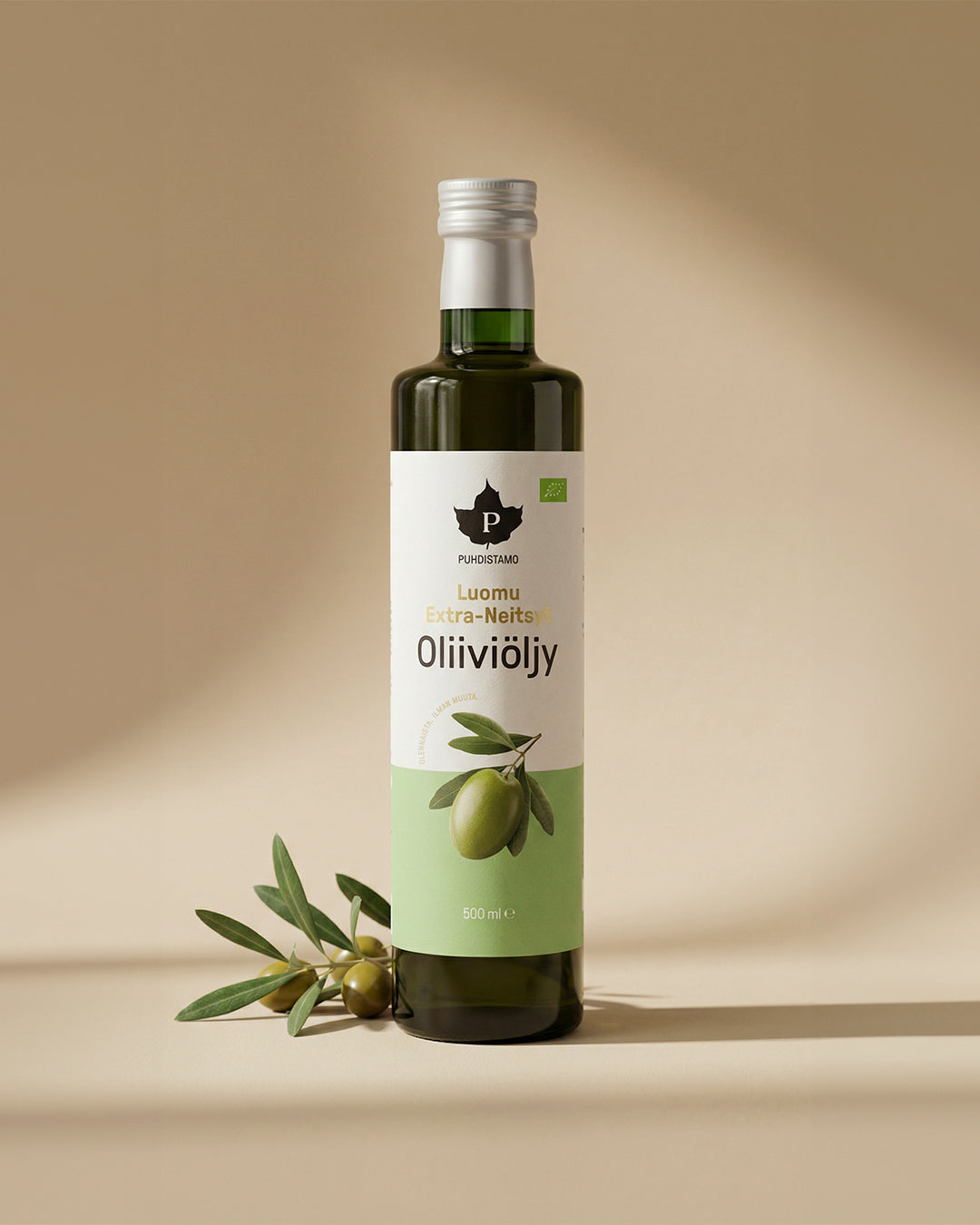 Luomu Extra Neitsyt Oliiviöljy - 500 ml