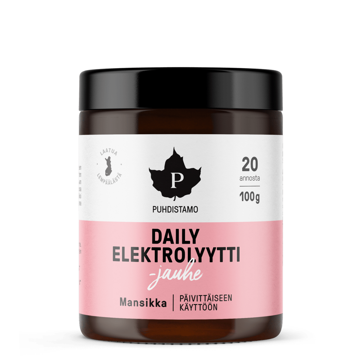 Daily Elektrolyyttijauhe Mansikka - 100 g