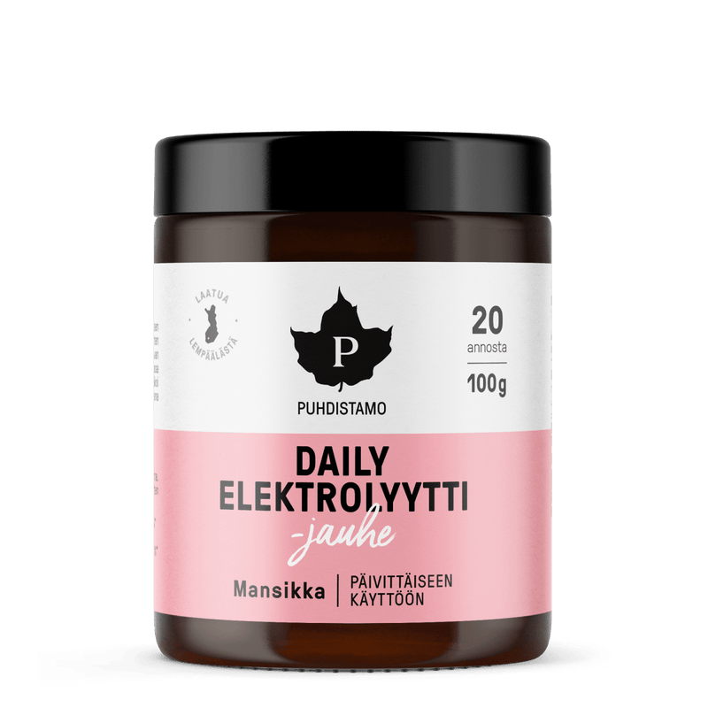 Daily Elektrolyyttijauhe Mansikka - 100 g