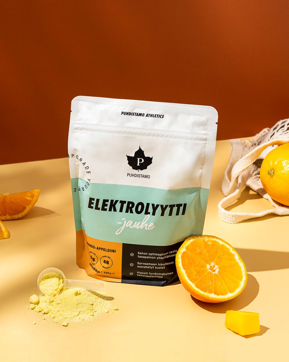 Elektrolyyttijauhe Mango - appelsiini - 240 g