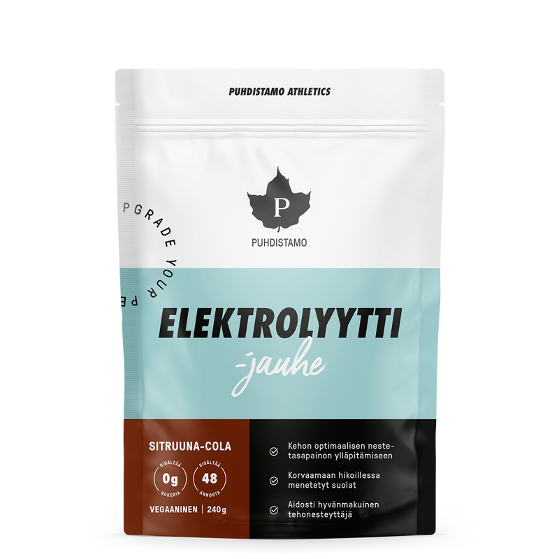 Elektrolyyttijauhe Sitruuna-Cola - 240 g