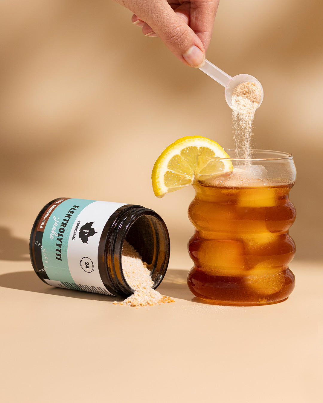 Elektrolyyttijauhe Sitruuna-Cola - 120 g