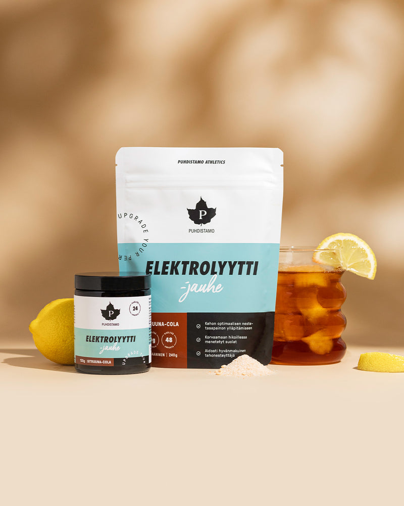 Elektrolyyttijauhe Sitruuna-Cola - 240 g