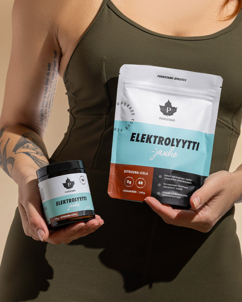 Elektrolyyttijauhe Sitruuna-Cola - 240 g