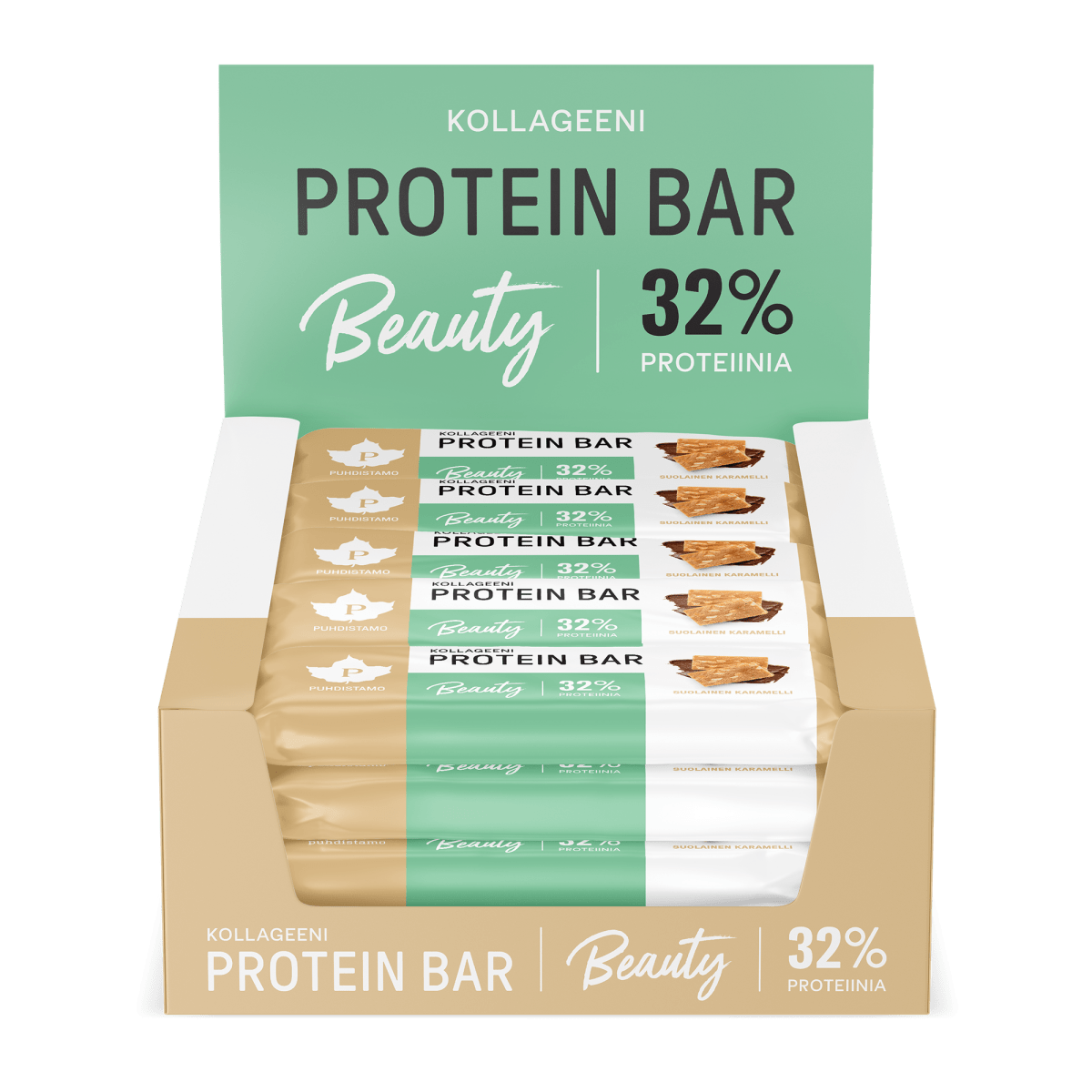 Kollageeni Protein Bar Suolainen karamelli - 30 g 24 - pack