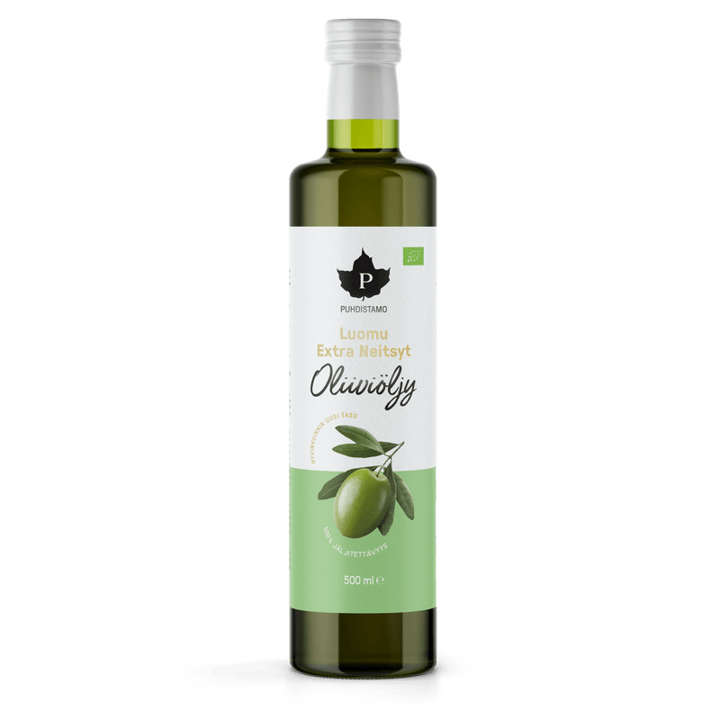 Luomu Extra Neitsyt Oliiviöljy - 500 ml