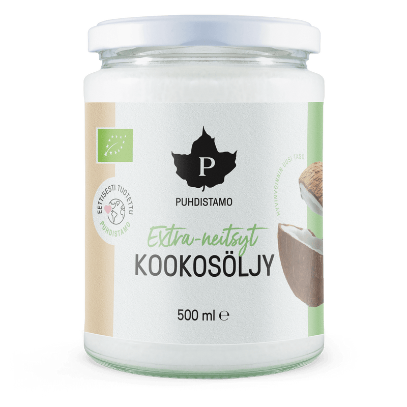 Luomu Extra - neitsytkookosöljy - 500 ml