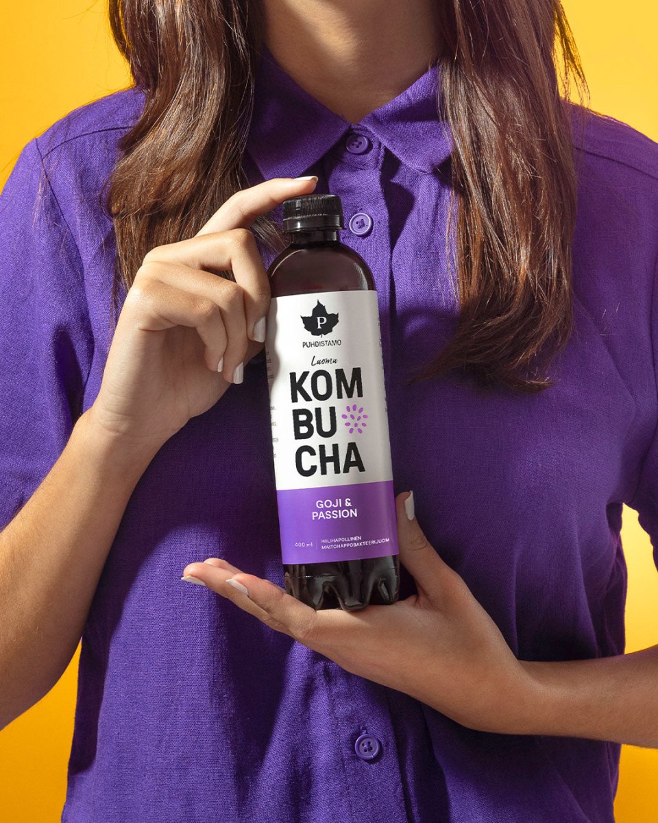 Luomu Kombucha Goji - Passion - 400 ml