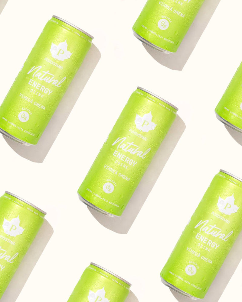 Natural Energy Drink Vihreä omena - 330 ml