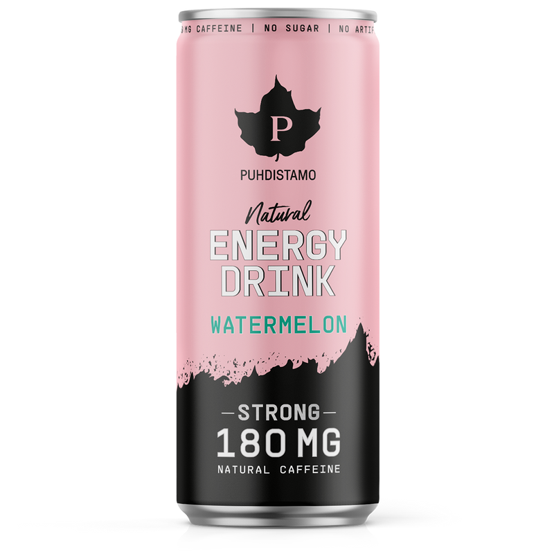 Natural Energy Drink Watermelon Strong - 330 ml