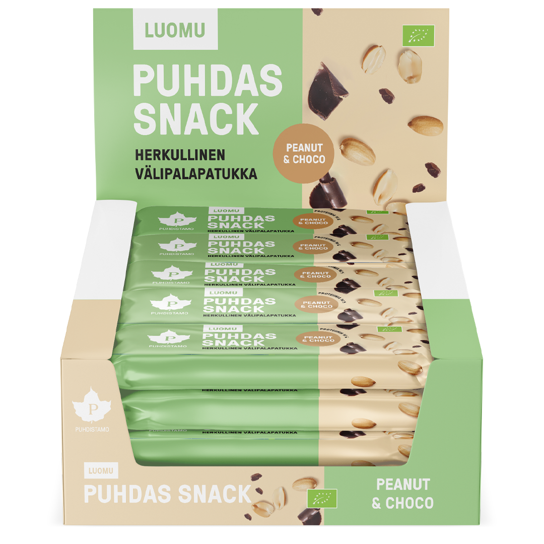 Puhdas Snack™ - Peanut & Choco - 40 g 20-pack