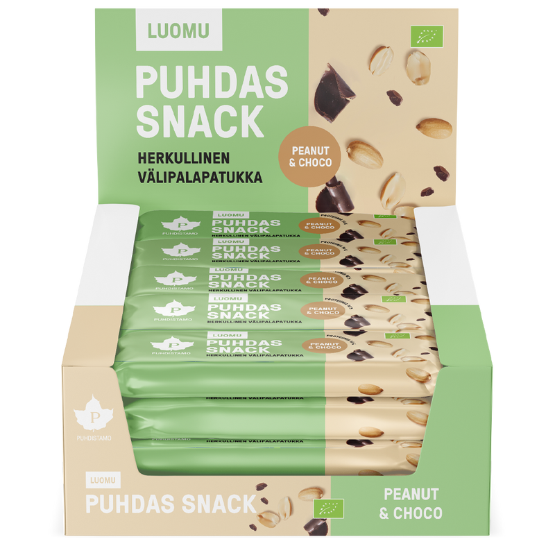 Puhdas Snack™ - Peanut & Choco - 40 g 20-pack