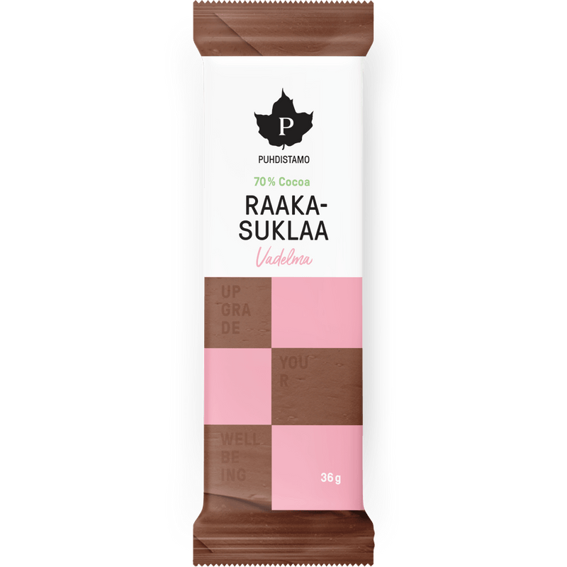 Raakasuklaa Vadelma - 36 g
