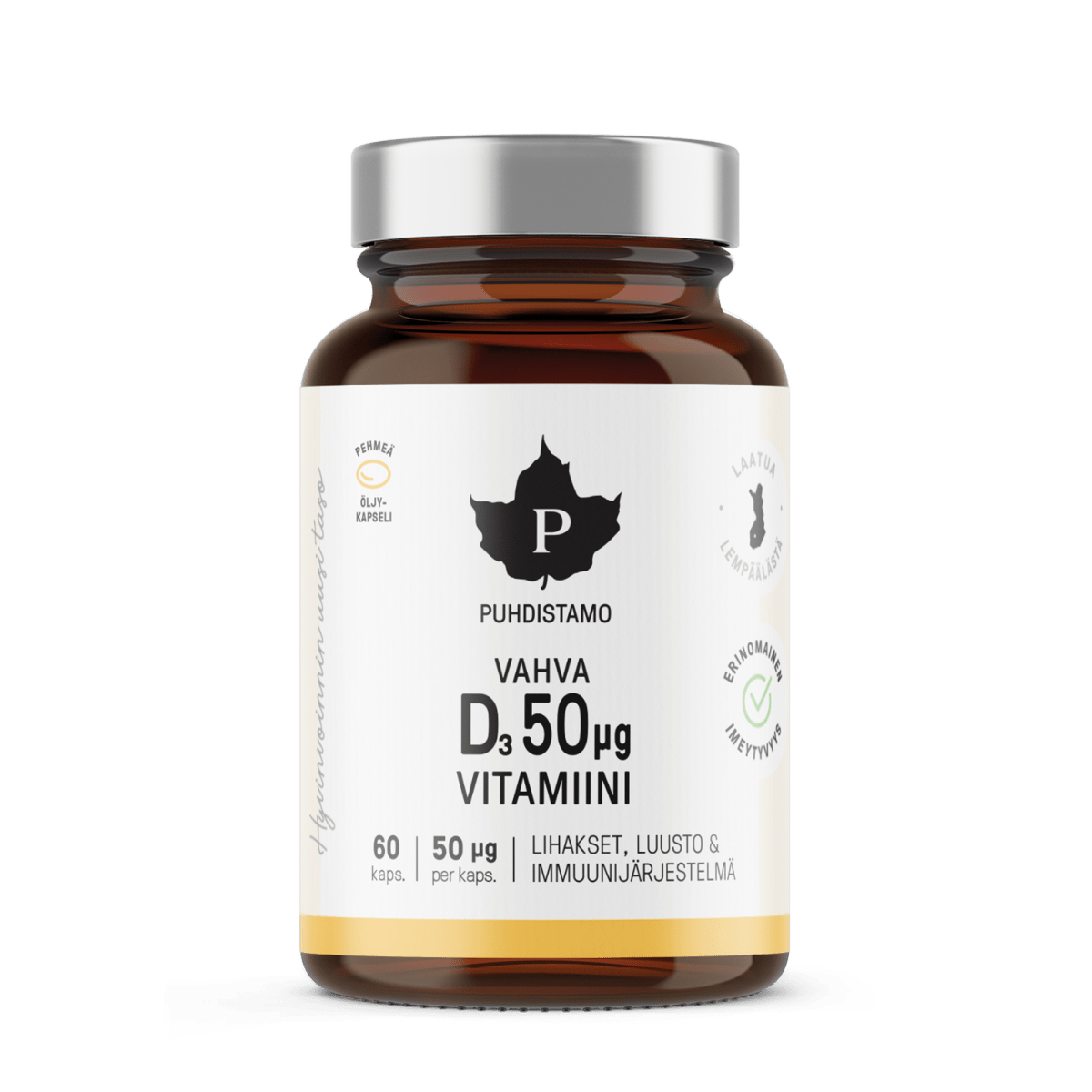 Vahva D - vitamiini 50 μg - 60 kaps