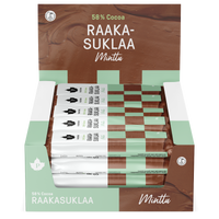 Raakasuklaa Minttu - 33 g 24-pack