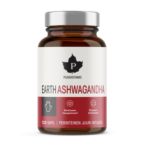Puhdistamo Earth Ashwagandha - 120 kaps