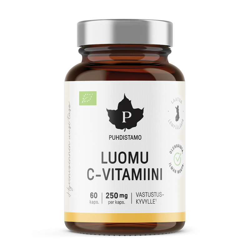 Luomu C-vitamiini - 60 kaps
