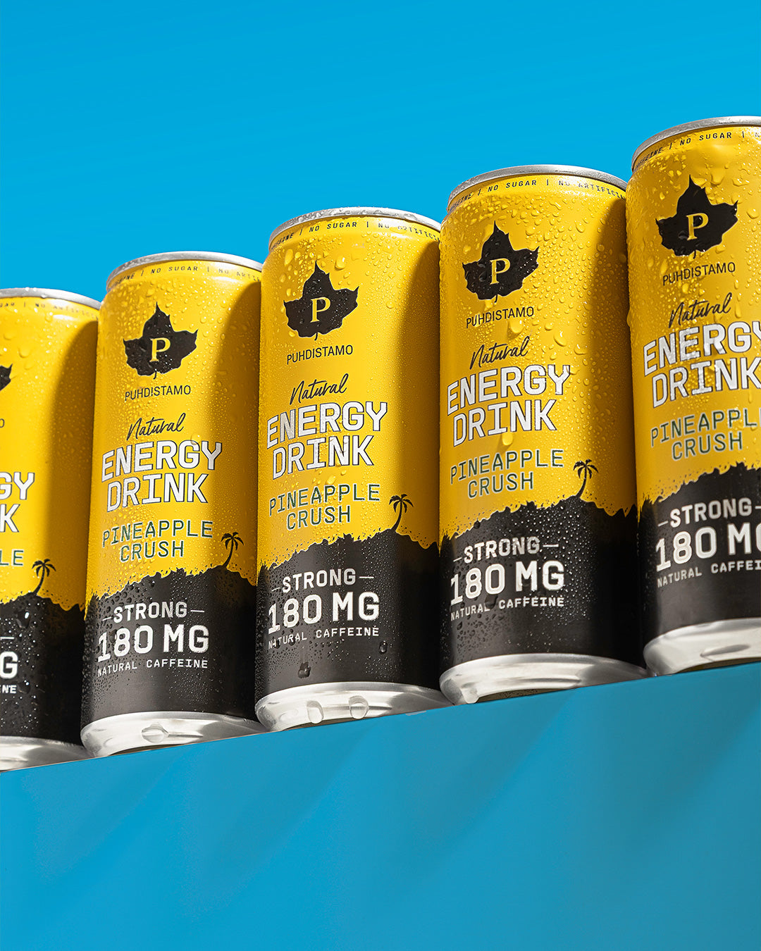 Natural Energy Drink Pineapple Crush Strong - 330 ml 24-pack