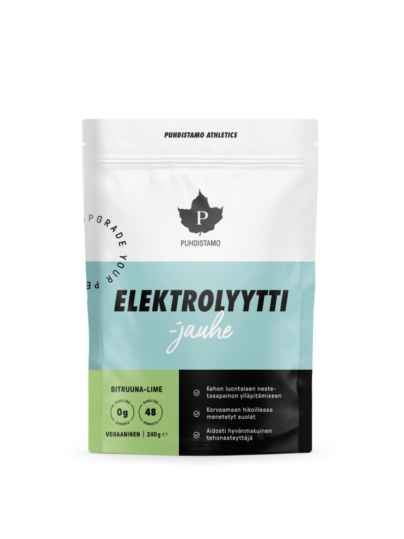 Elektrolyyttijauhe Sitruuna-Lime - 240 g