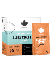 Elektrolyyttijauhe Mango-appelsiini - Annospussit