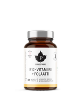 B12-vitamiini + Folaatti - 60 imeskelytabl.