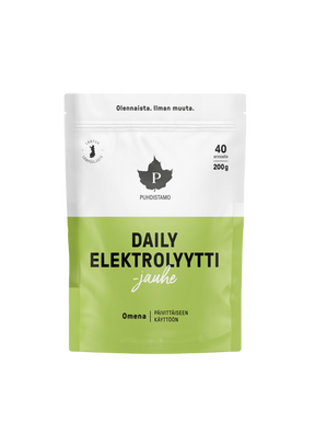 Daily Elektrolyyttijauhe Omena - 200 g