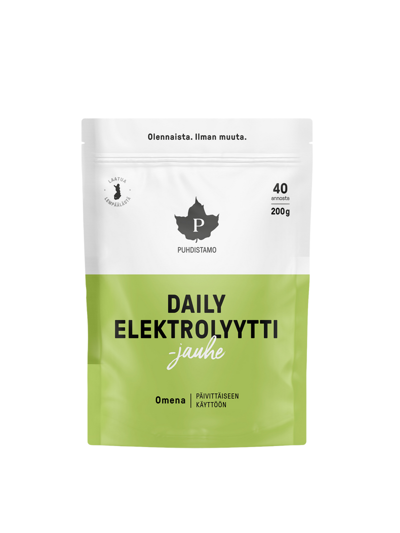 Daily Elektrolyyttijauhe Omena - 200 g