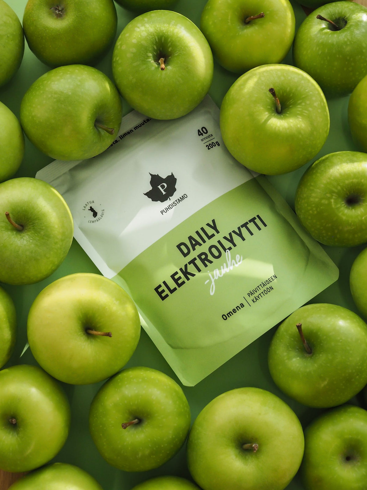 Daily Elektrolyyttijauhe Omena - 200 g