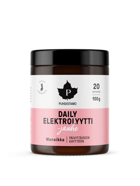 Daily Elektrolyyttijauhe Mansikka - 100 g