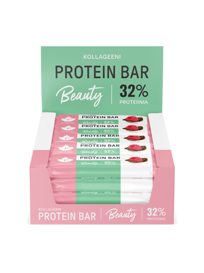 Kollageeni Protein Bar Vadelma - 30 g 24-pack