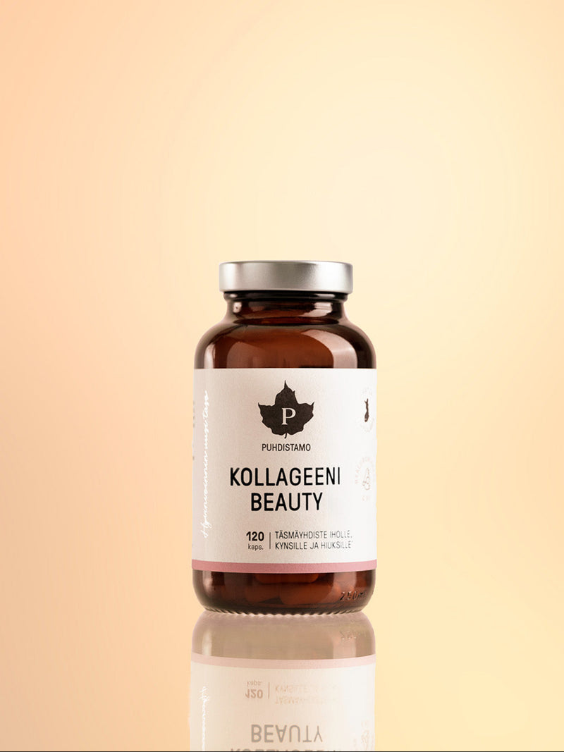 Puhdistamon Kollageeni Beauty 120 kapselin purkki