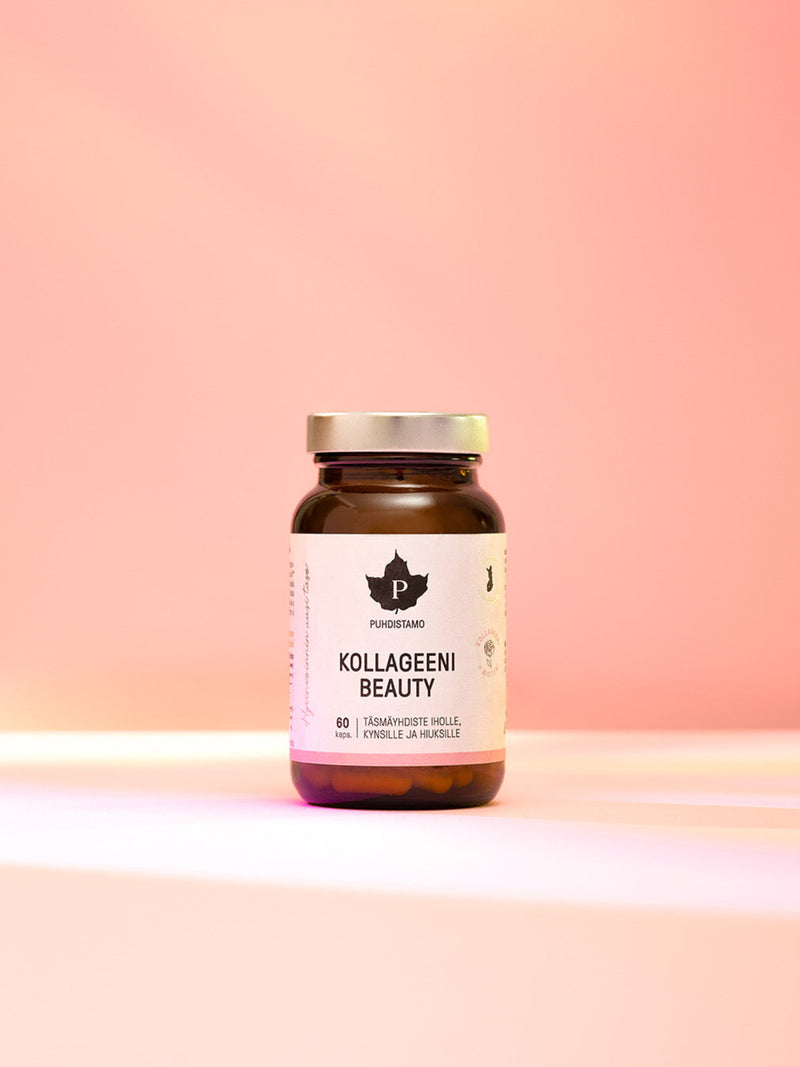 Puhdistamon Kollageeni Beauty 60 kapselin purkki