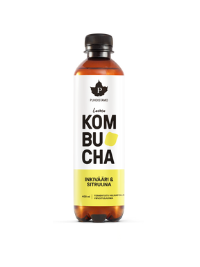 Luomu Kombucha Inkivääri & Sitruuna - 400 ml