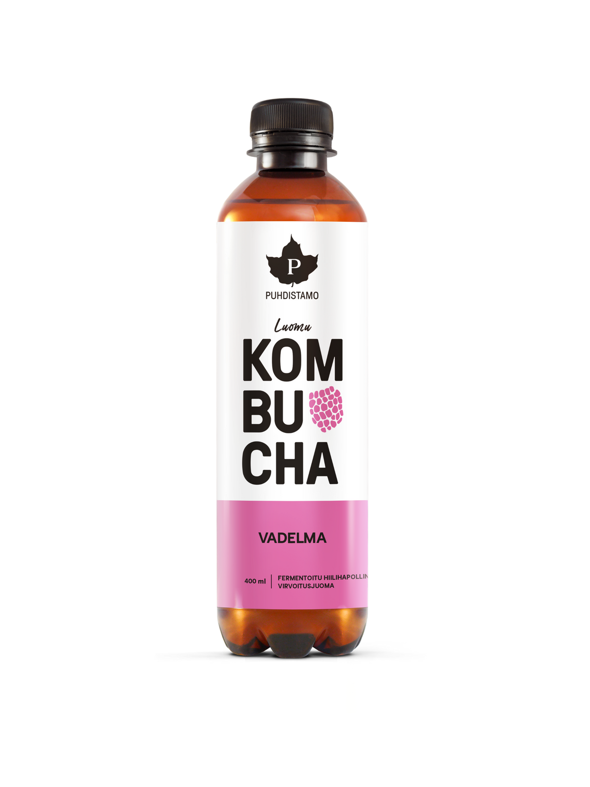 Luomu Kombucha Vadelma - 400 ml