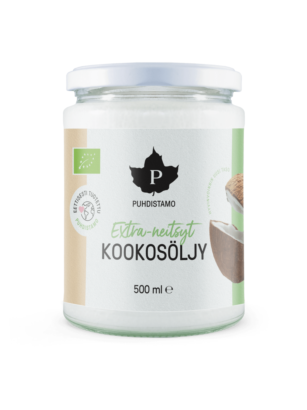 Luomu Extra-neitsytkookosöljy - 500 ml