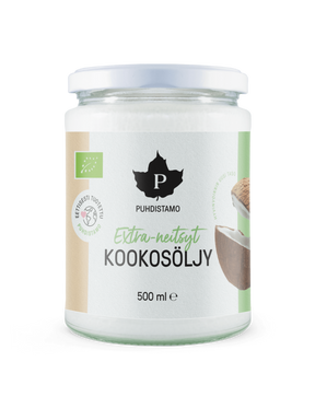 Luomu Extra-neitsytkookosöljy - 500 ml
