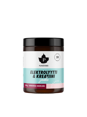 Elektrolyytti & Kreatiini -jauhe Kirsikka-Vadelma 100 g