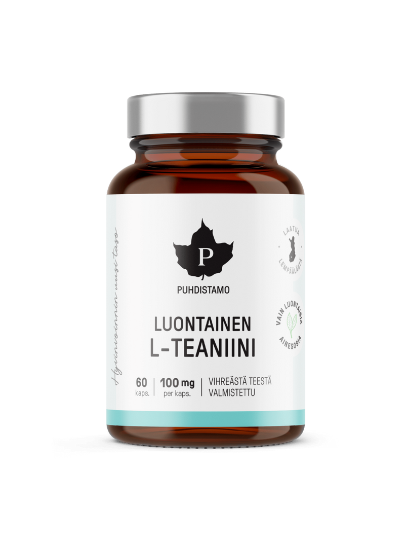 Luontainen L-teaniini - 60 kaps
