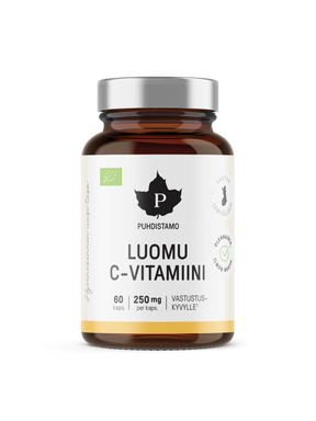 Luomu C-vitamiini - 60 kaps