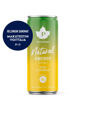 Natural Energy Drink Pear Lemonade - 330 ml