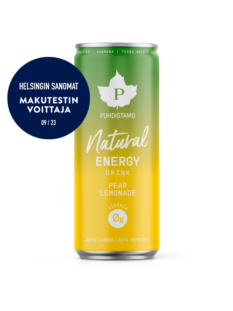 Natural Energy Drink Pear Lemonade - 330 ml