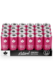 Natural Energy Drink Raspberry Strong - 330 ml 24-pack
