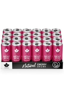 Natural Energy Drink Raspberry Strong - 330 ml 24-pack