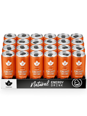 Natural Energy Drink Tropical Strong - 330 ml 24-pack