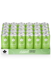 Natural Energy Drink Vihreä omena - 330 ml 24-pack