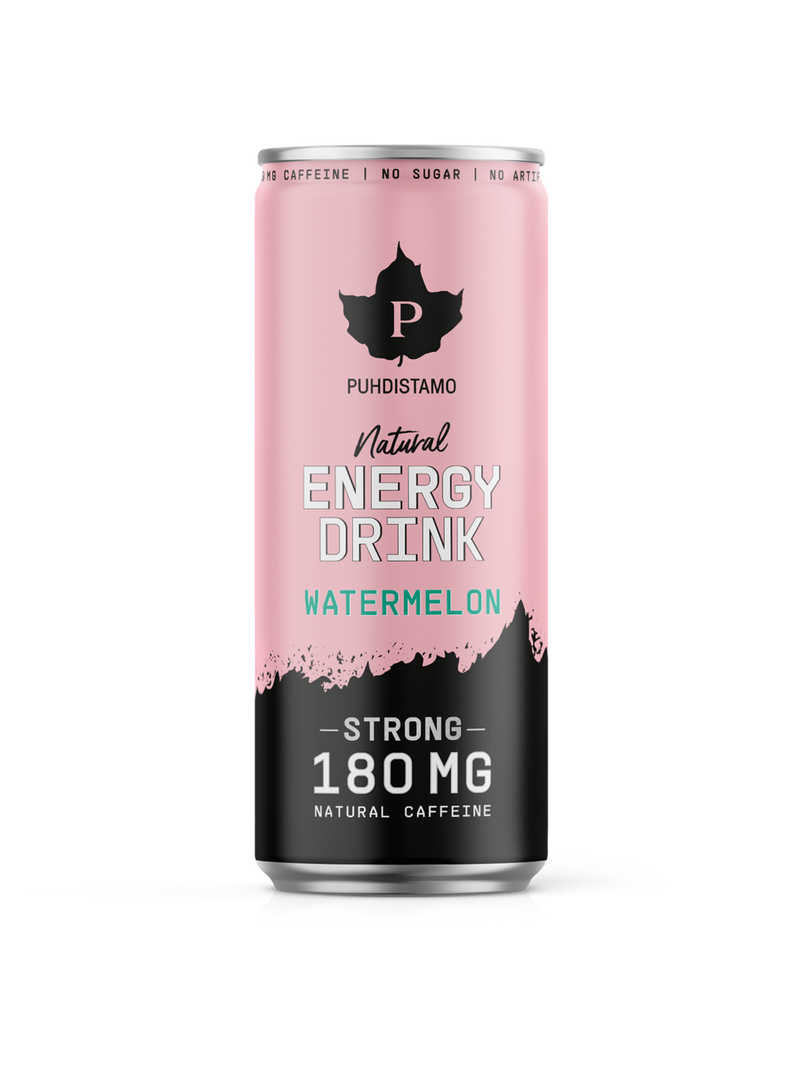 Natural Energy Drink Watermelon Strong - 330 ml